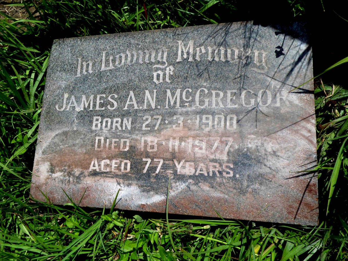 McGREGOR James A.N. 1900-1977
