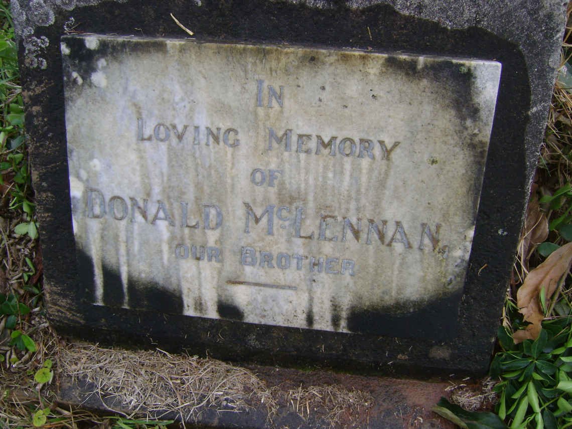 McLENNAN Donald  -1942