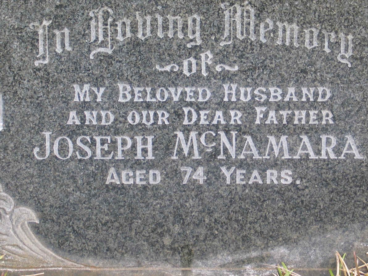 McNAMARA Joseph -1965