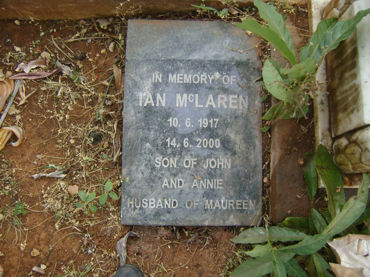 McLAREN Ian 1917-2000