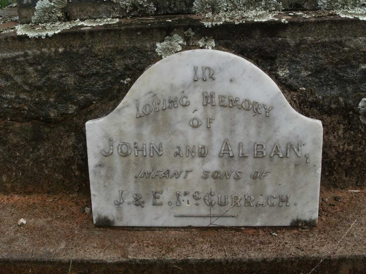 McCURRACH John -1907 :: McCURRACH Alban -1914