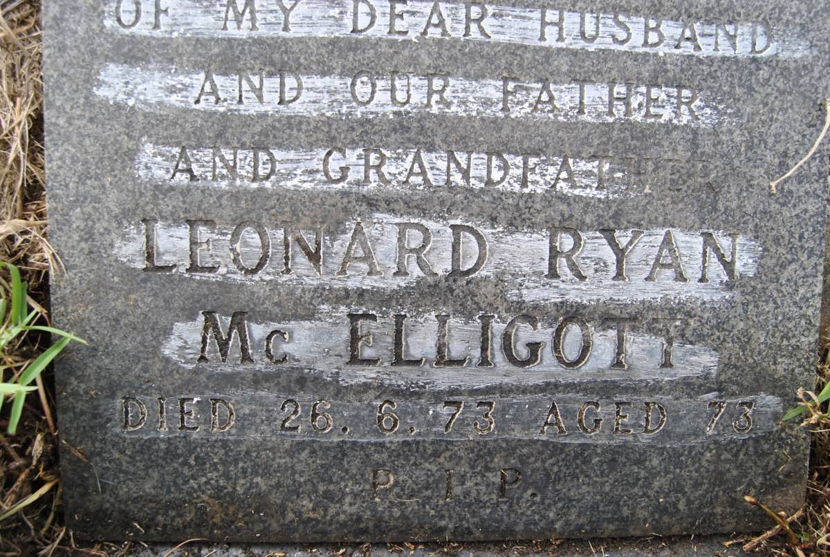 McELLIGOTT Leonard Ryan -1973