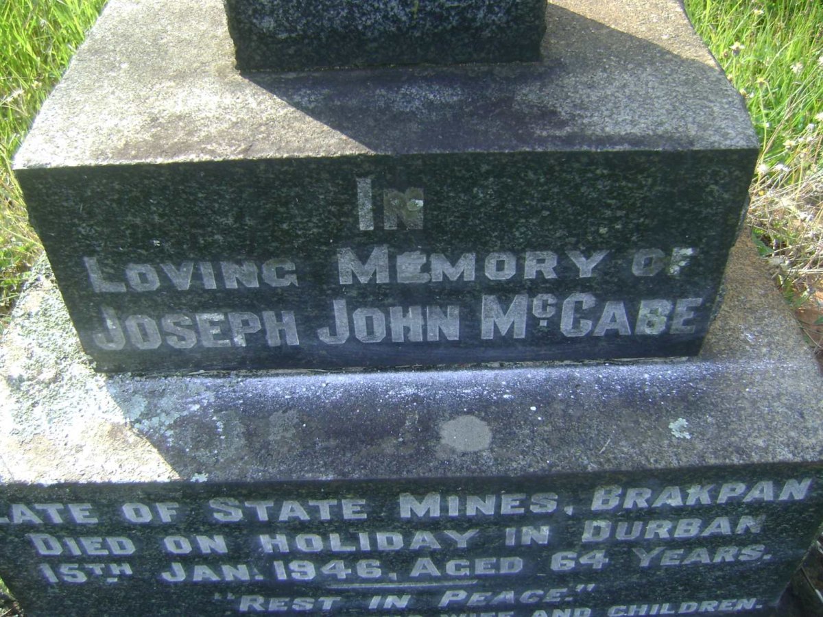 McCASE Joseph John -1946