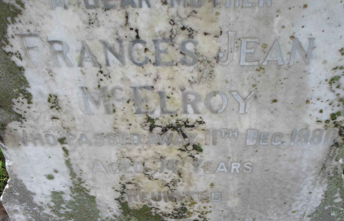 McELROY Frances Jean -1980
