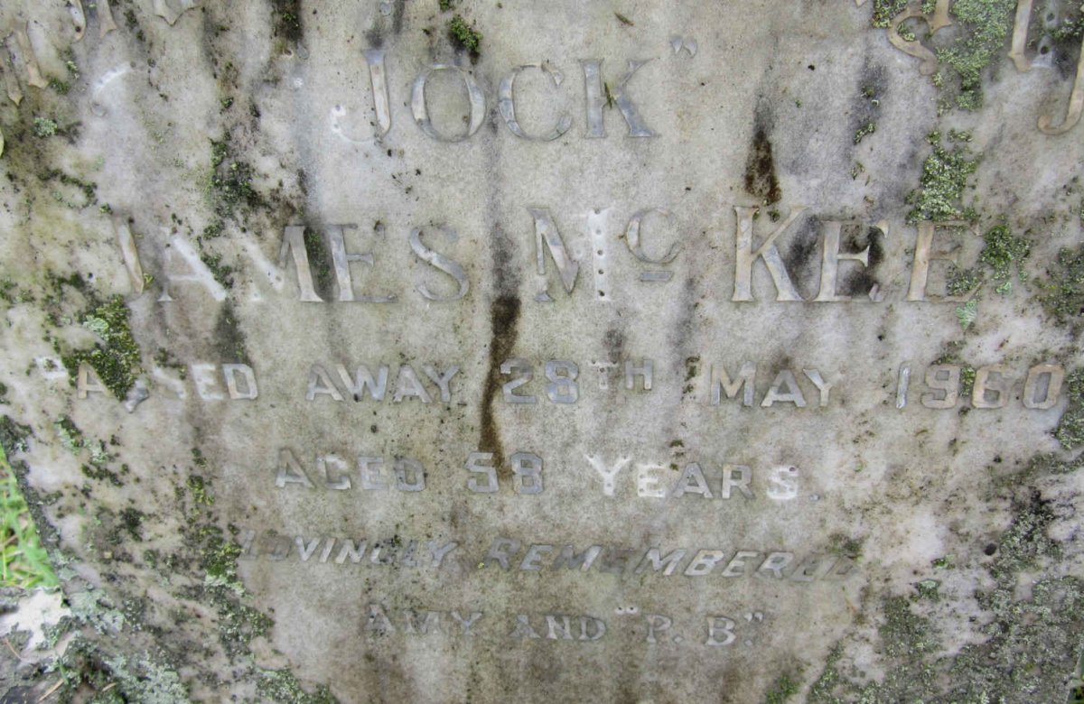 McKEE Jock James -1960