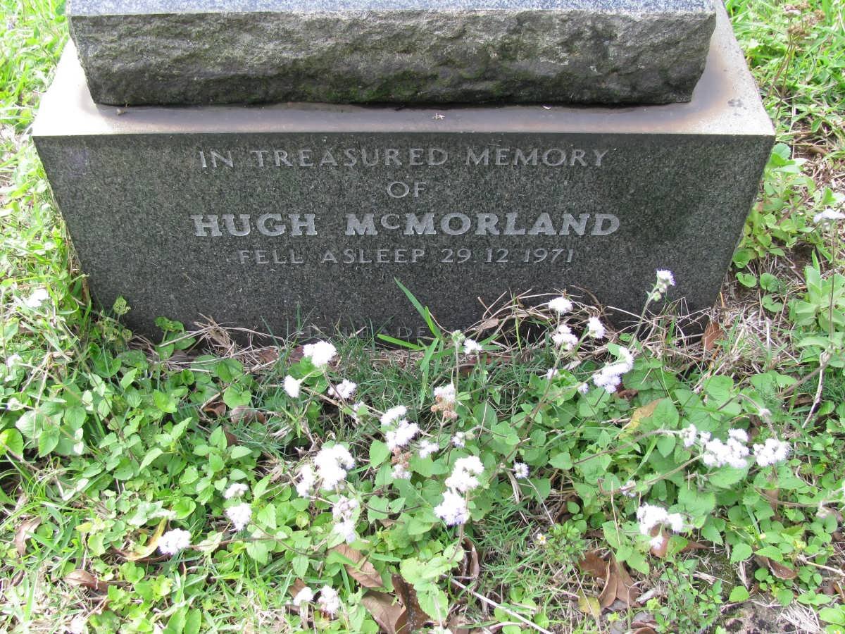 McMORLAND George -1952 &amp; Elizabeth -1958 :: McMORLAND Hugh -1971