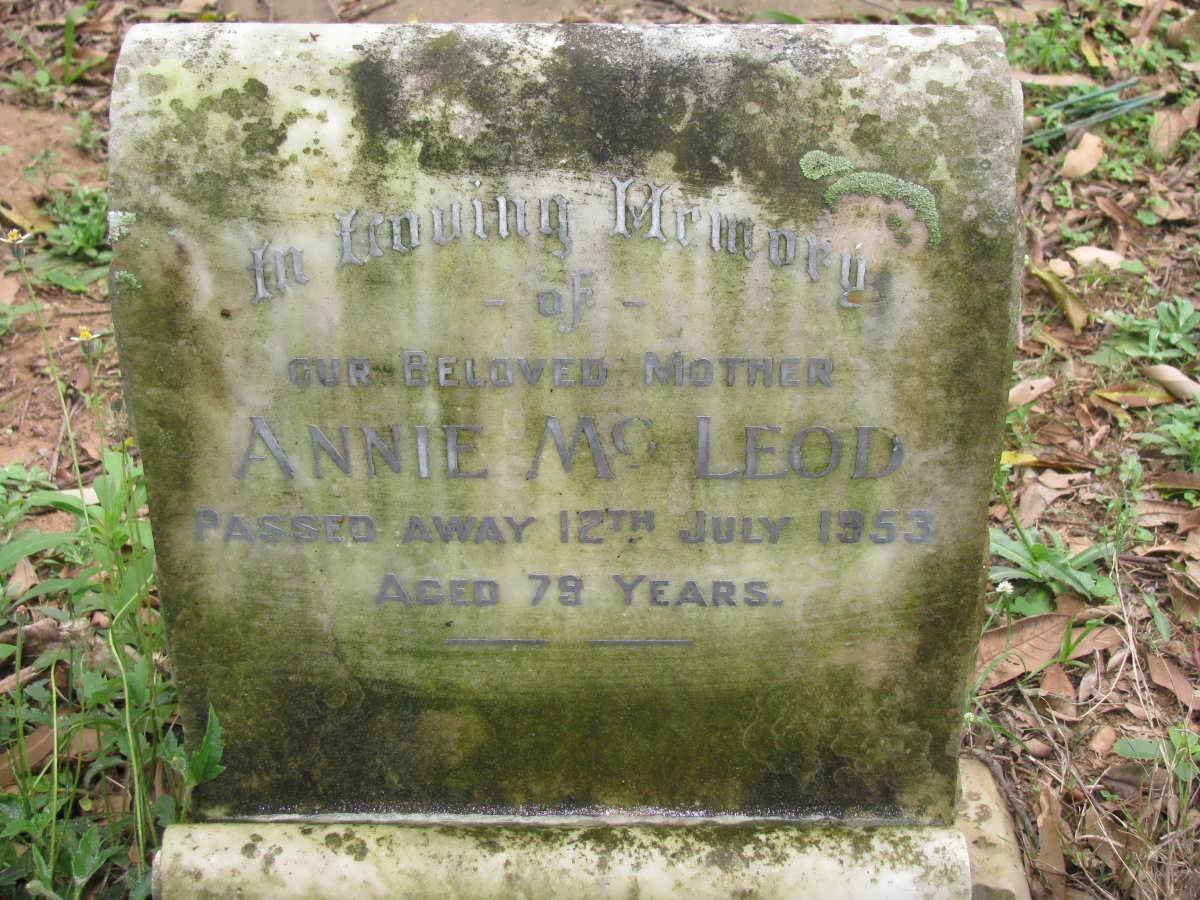 McLEOD Annie -1953