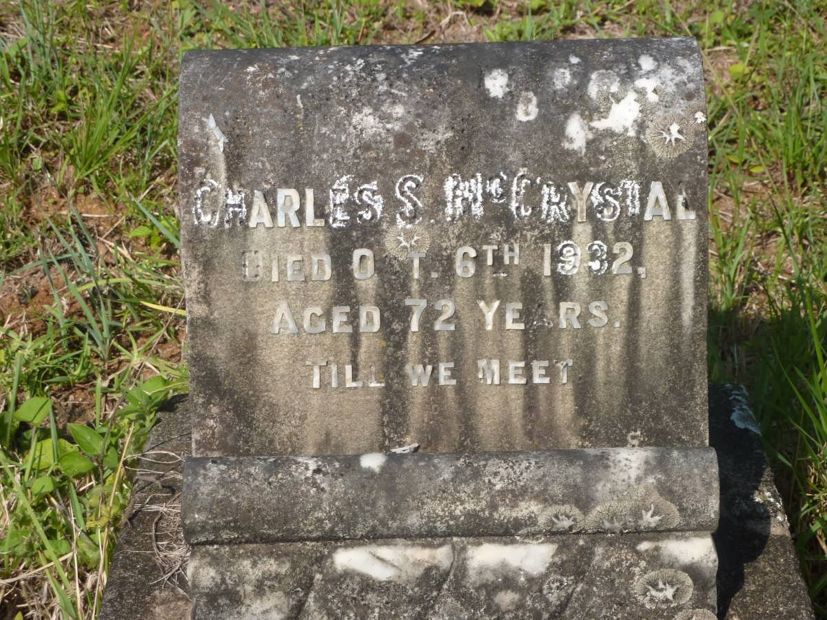 McCRYSTAL Charles S. -1932