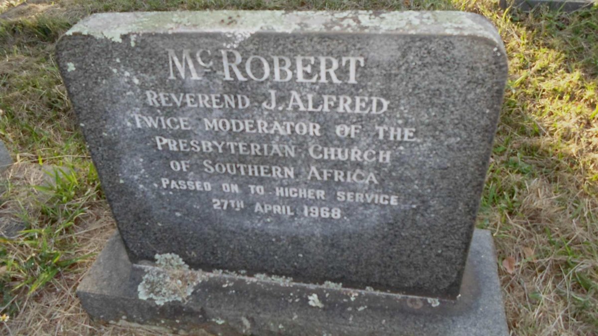 McROBERT J. Alfred -1968