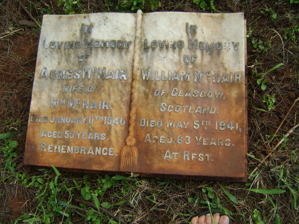 McNAIR William -1941 &amp; Agnes -1940