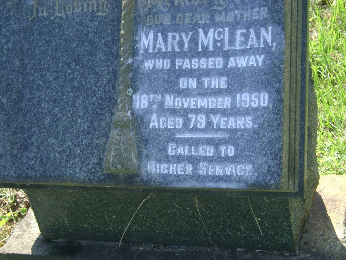 McLEAN Mary -1950