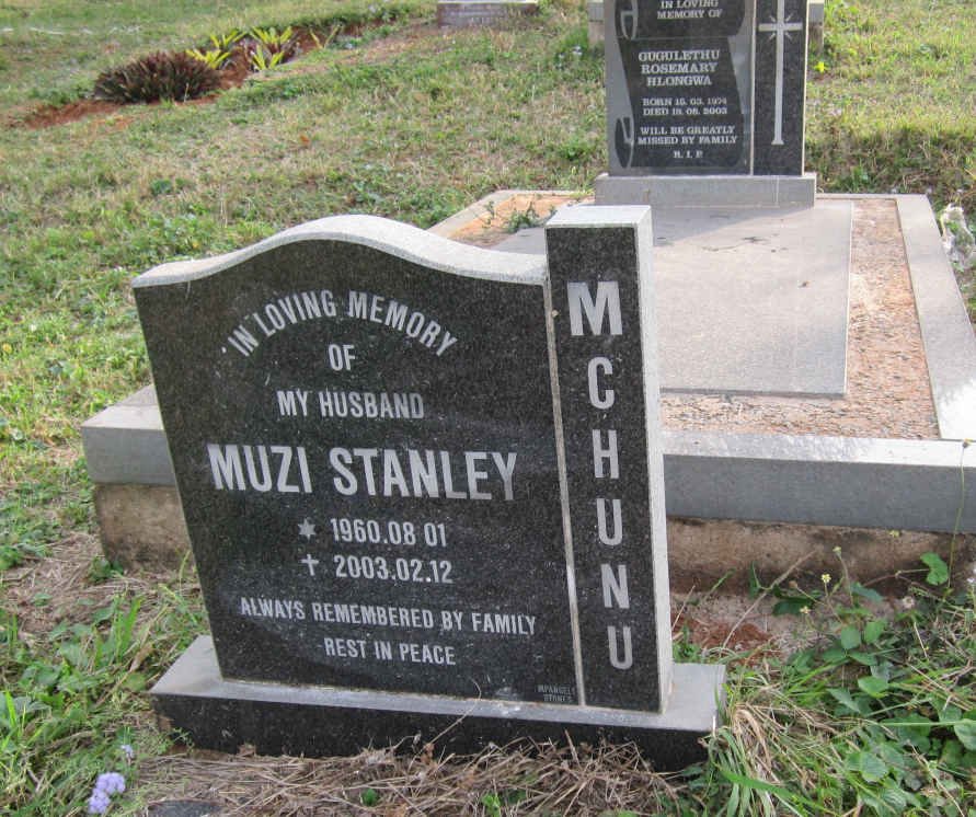 MCHUNU Muzi Stanley 1960-2003