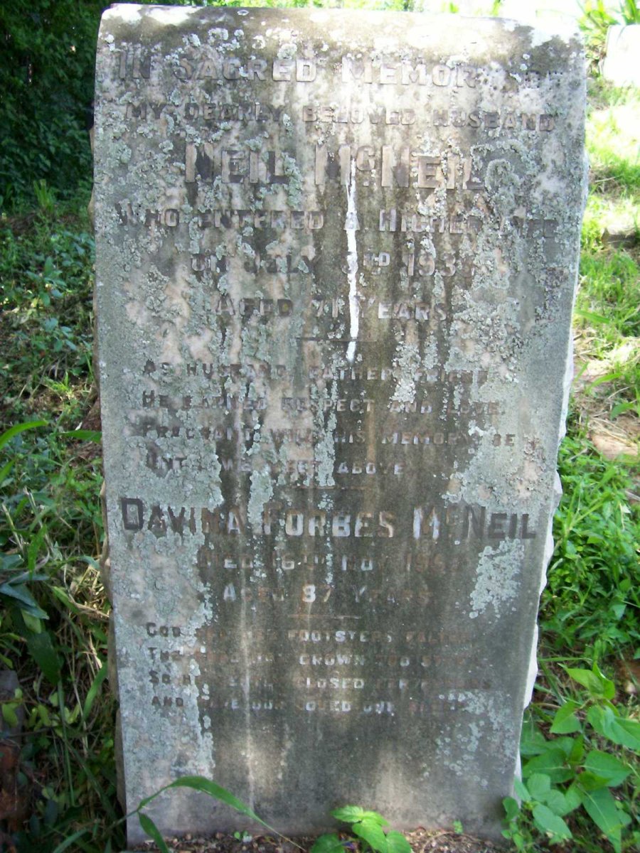 McNEIL Neil -1935 &amp; Davina Forbes -1953