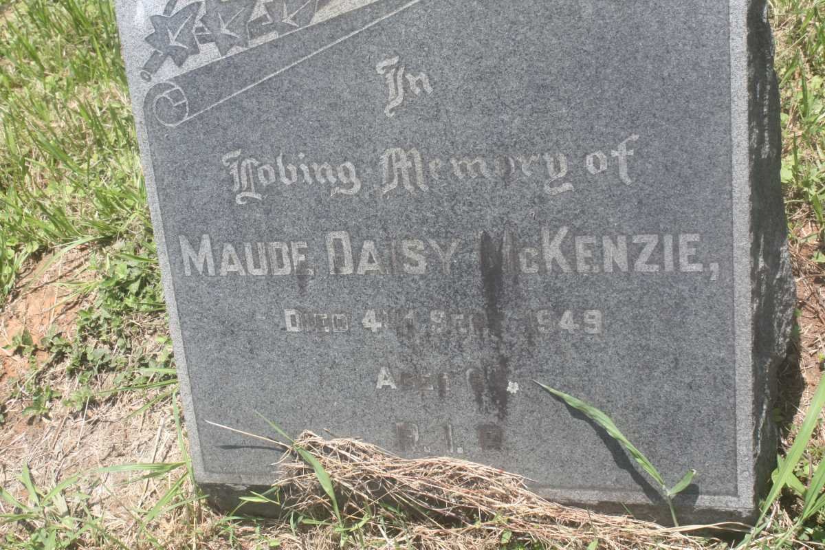 McKENZIE Maude Daisy -1949