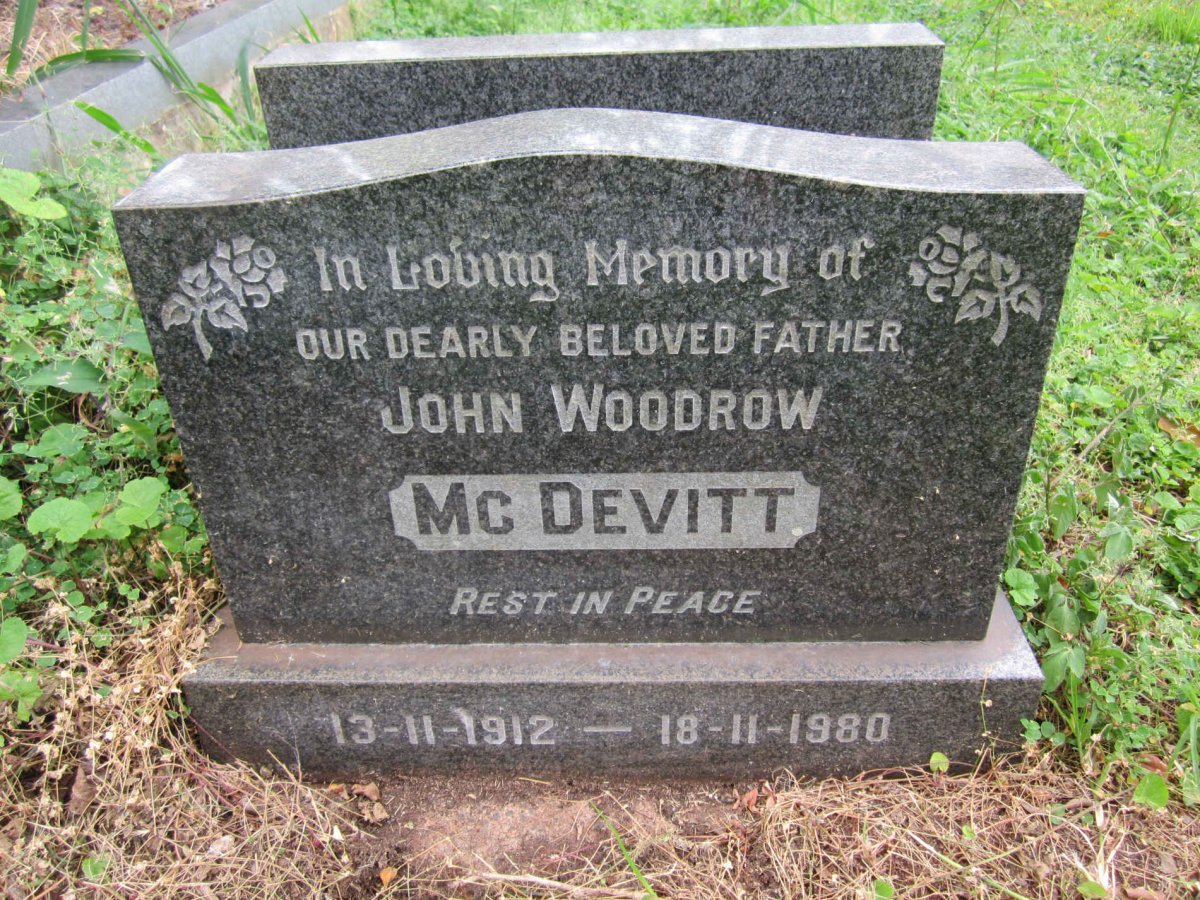 McDEVITT John Woodrow 1912-1980