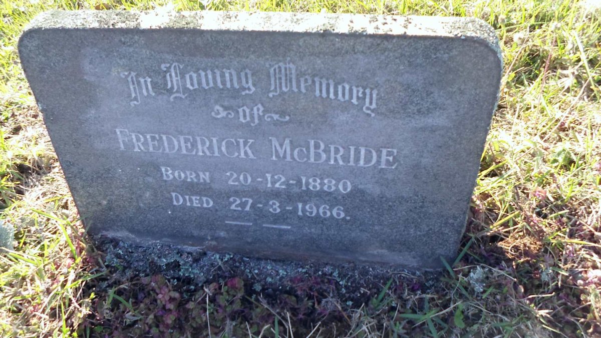 McBRIDE Frederick 1880-1966