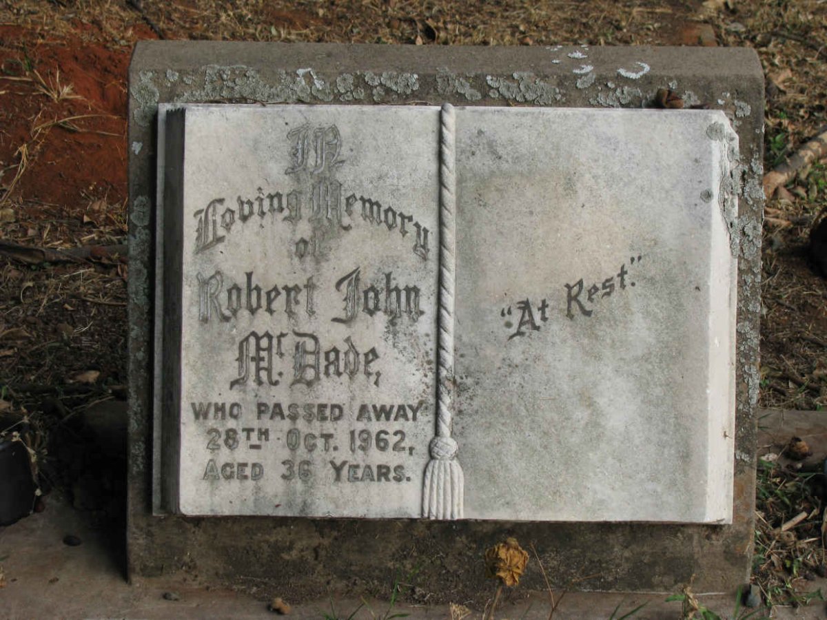 McDADE Robert John -1962