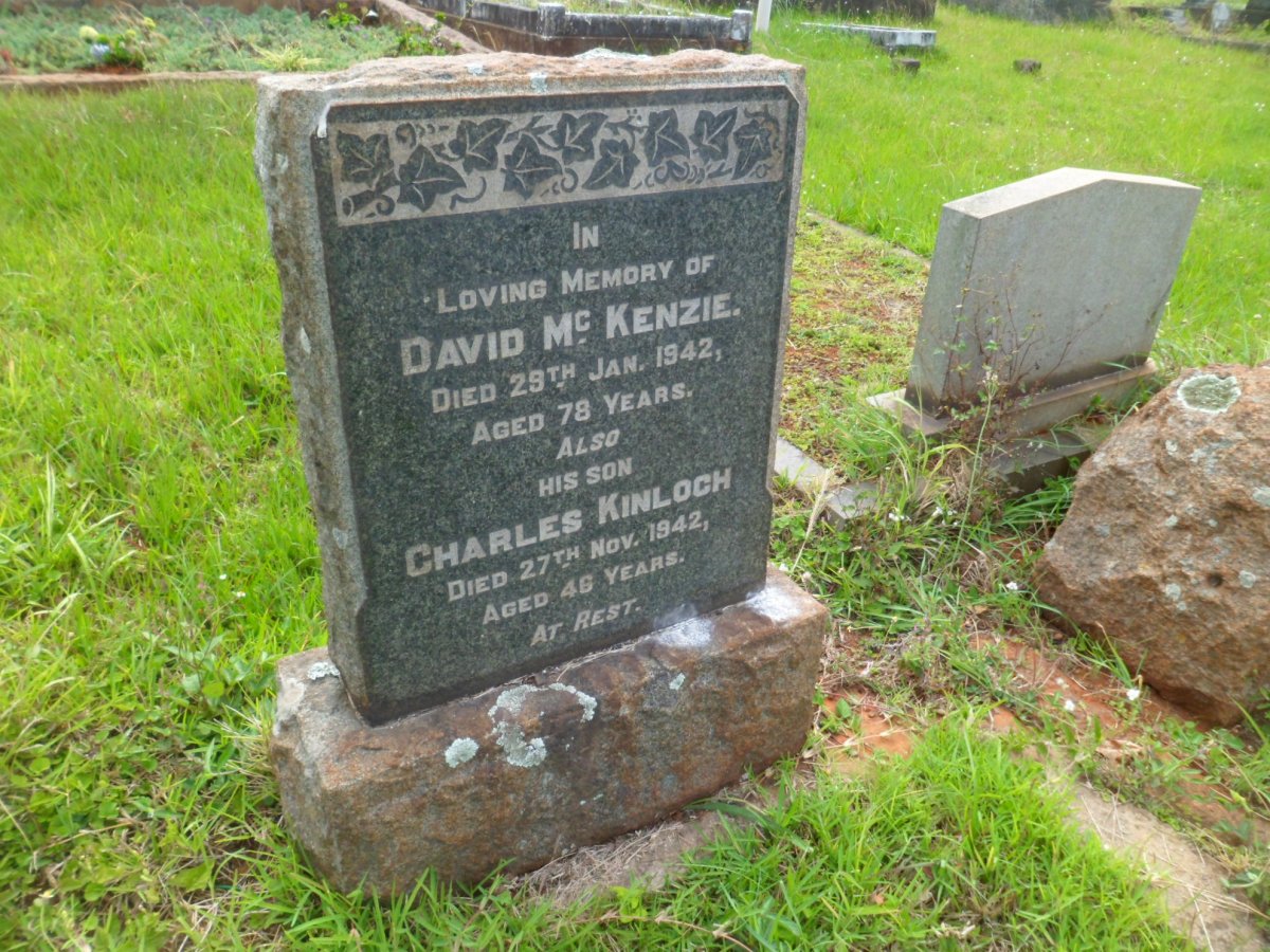 McKENZIE David -1942 :: McKENZIE Charles Kinloch -1942