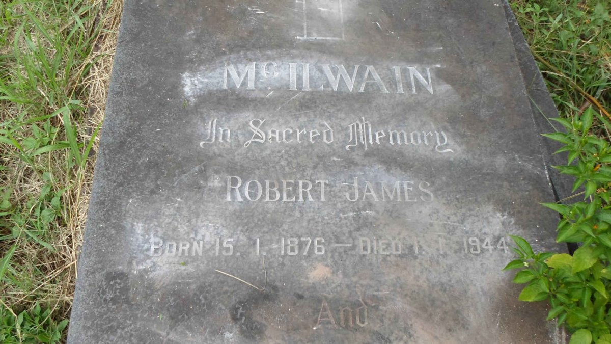 Mc ILWAIN Robert James 1876-1944