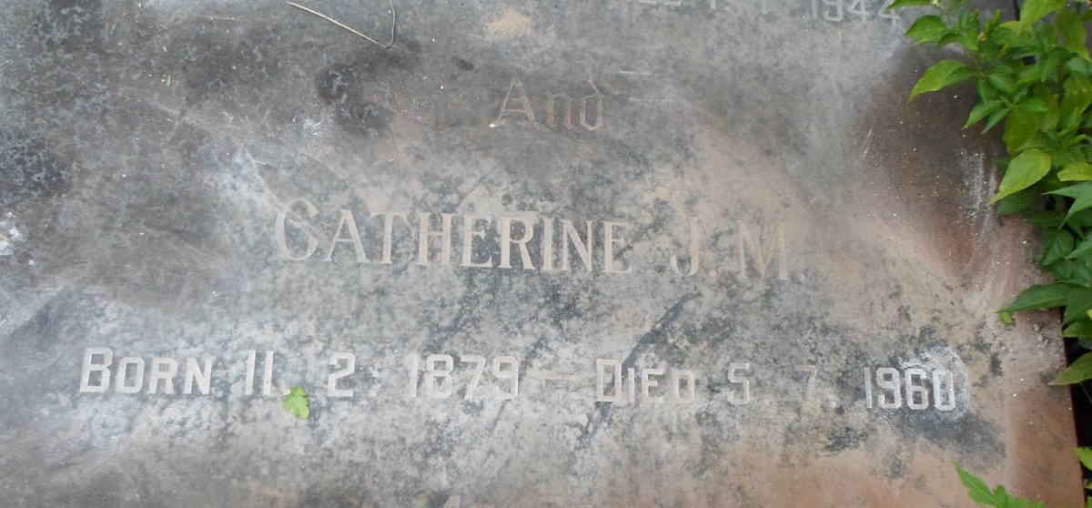 Mc ILWAIN Catherine J.M. 1879-1960