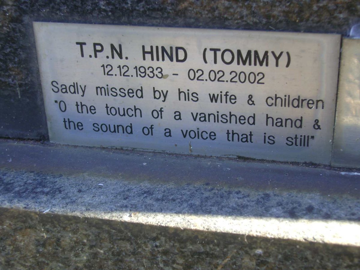 HIND T.P.N. 1933-2002