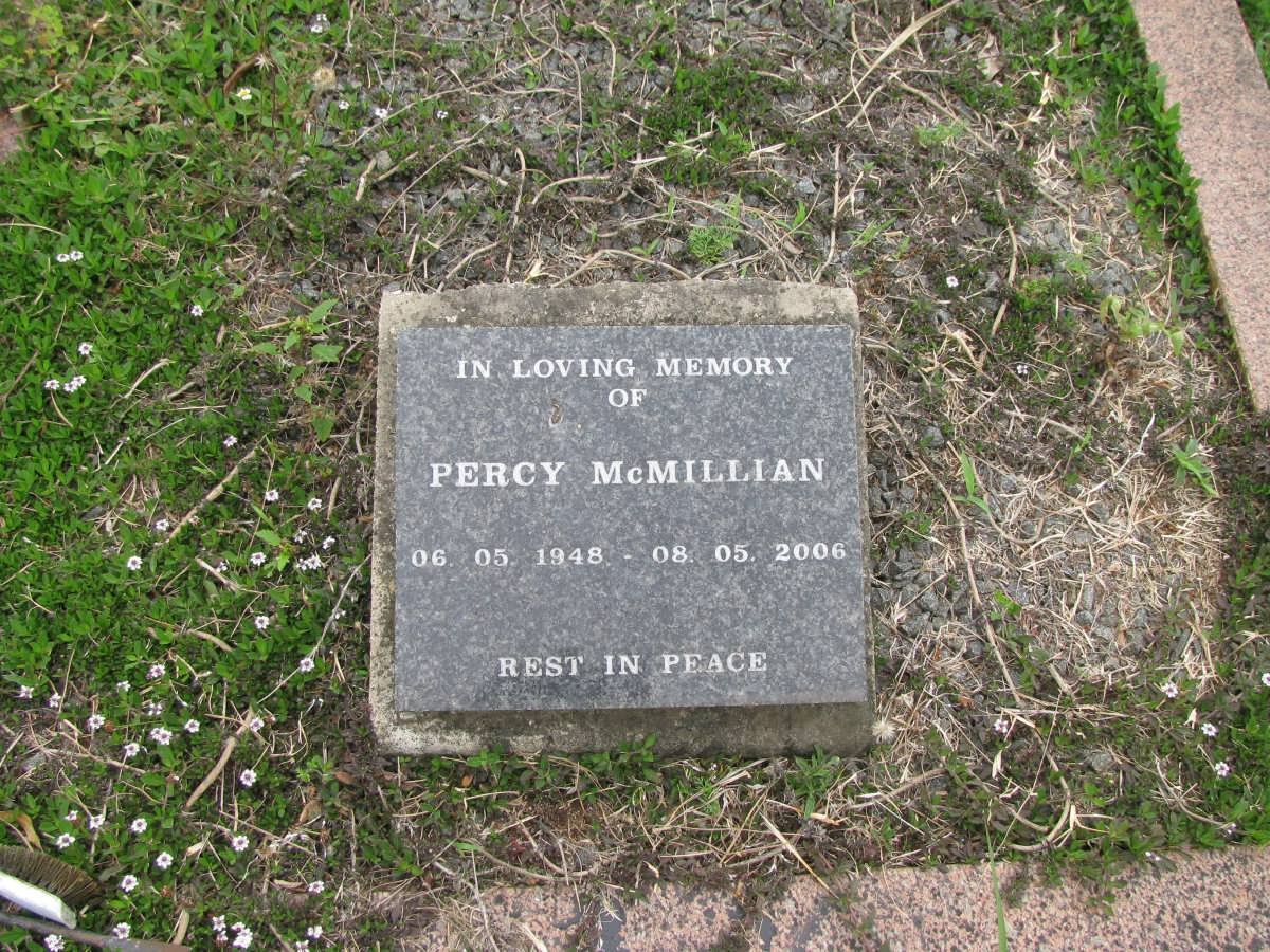 McMILLIAN Percy 1948-2006