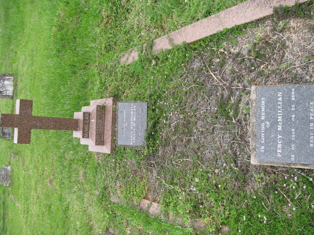 McMILLAN Monica -1984 :: McMILLIAN Percy 1948-2006 :: McMILLAN Marie Bernadette Emilia 1903-2000