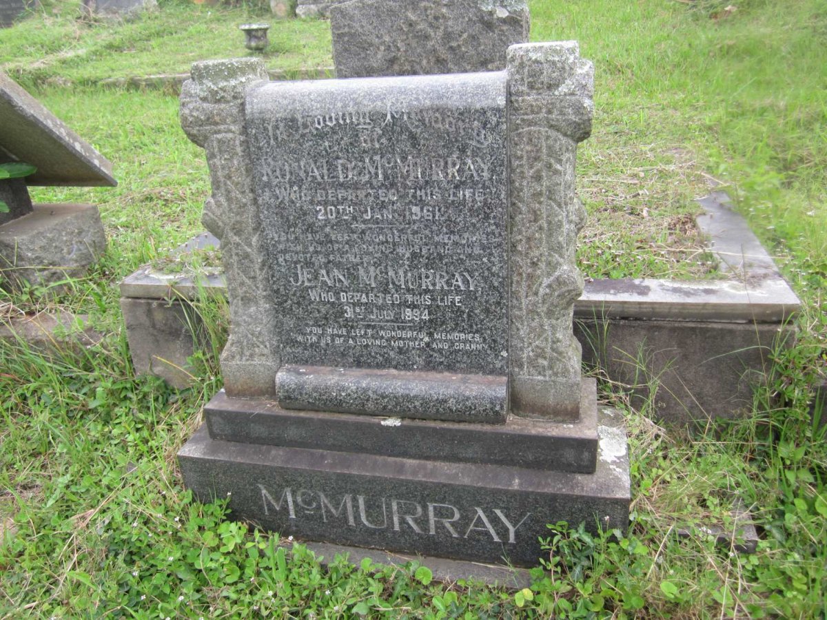 McMURRAY Ronald -1961 &amp; Jean -1994