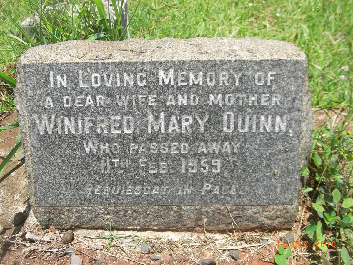 QUINN Winifred Mary -1959