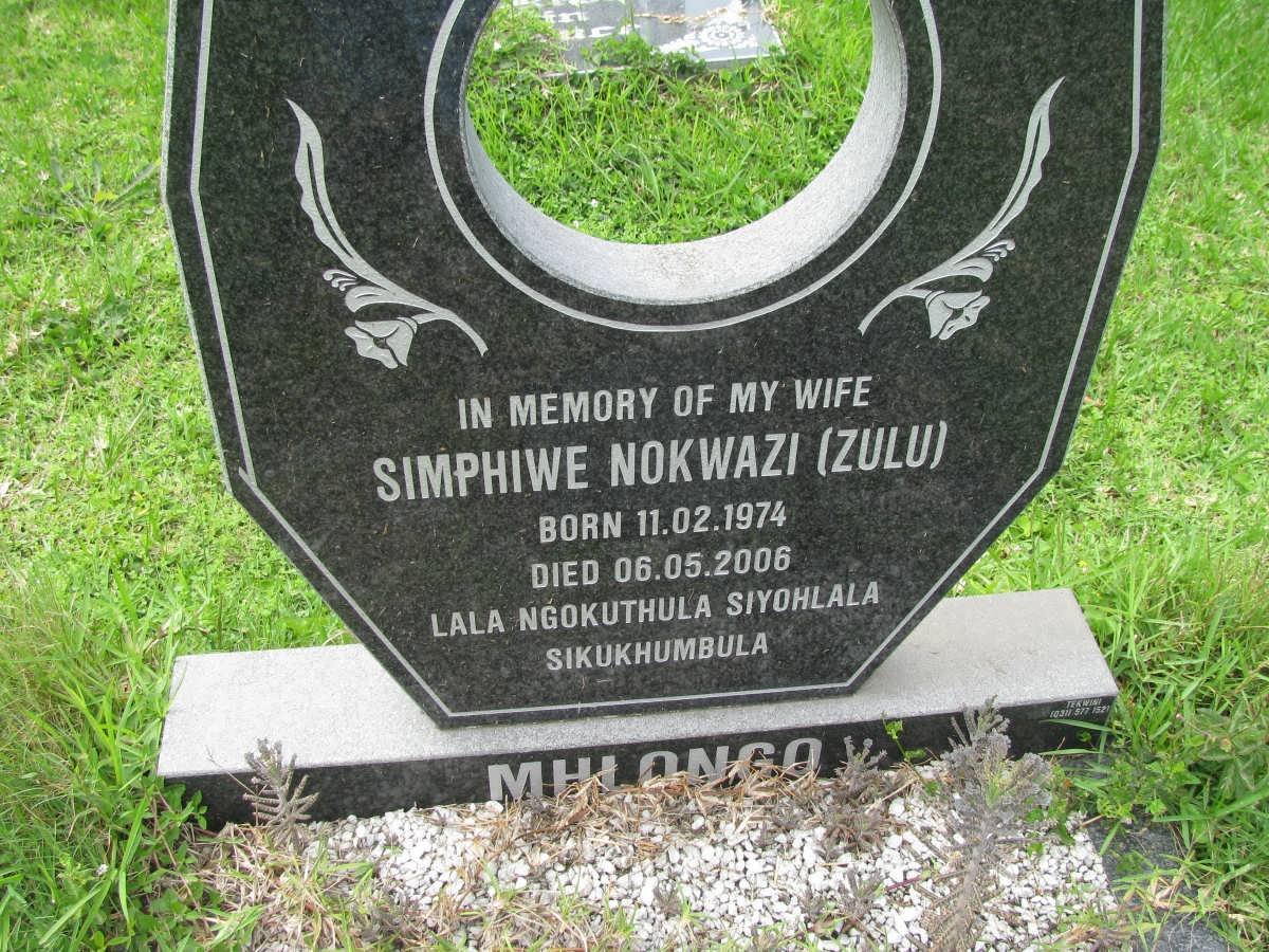 MHLONGO Simphiwe Nokwazi 1974-2006