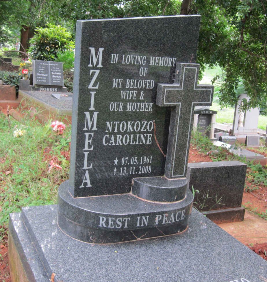MZIMELA Ntokozo Caroline 1961-2008