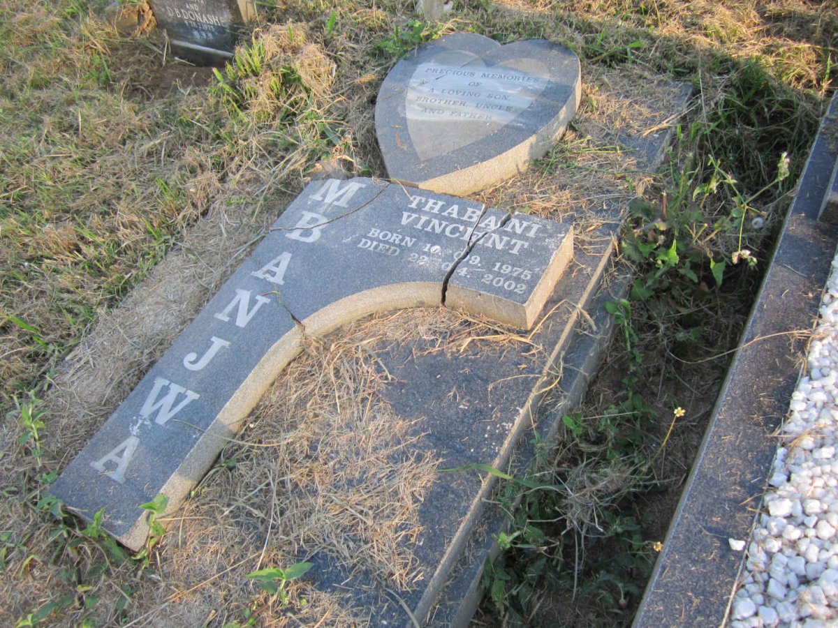 MBANJWA Thabani Vincent 1975-2002