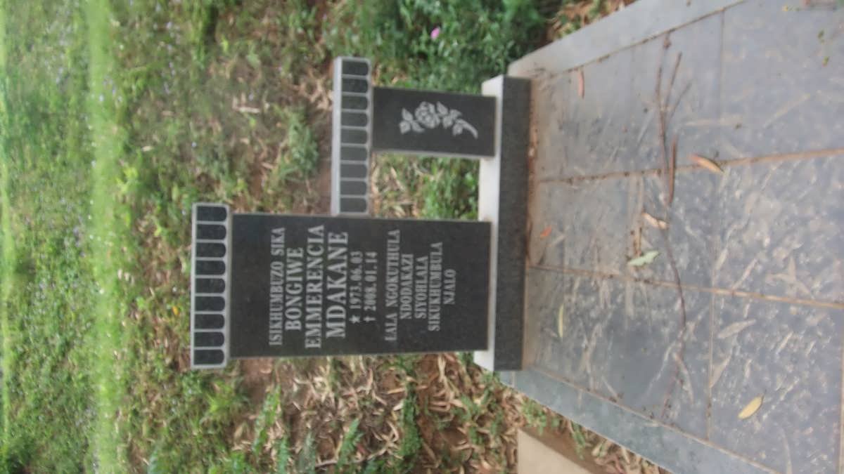 MDAKANE Bongiwe Emmerencia 1973-2009