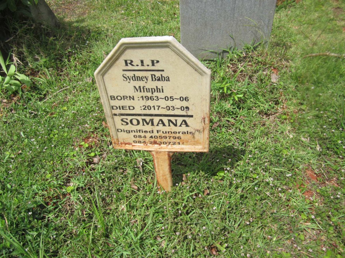 MFUPHI Sydney Baba 1963-2017