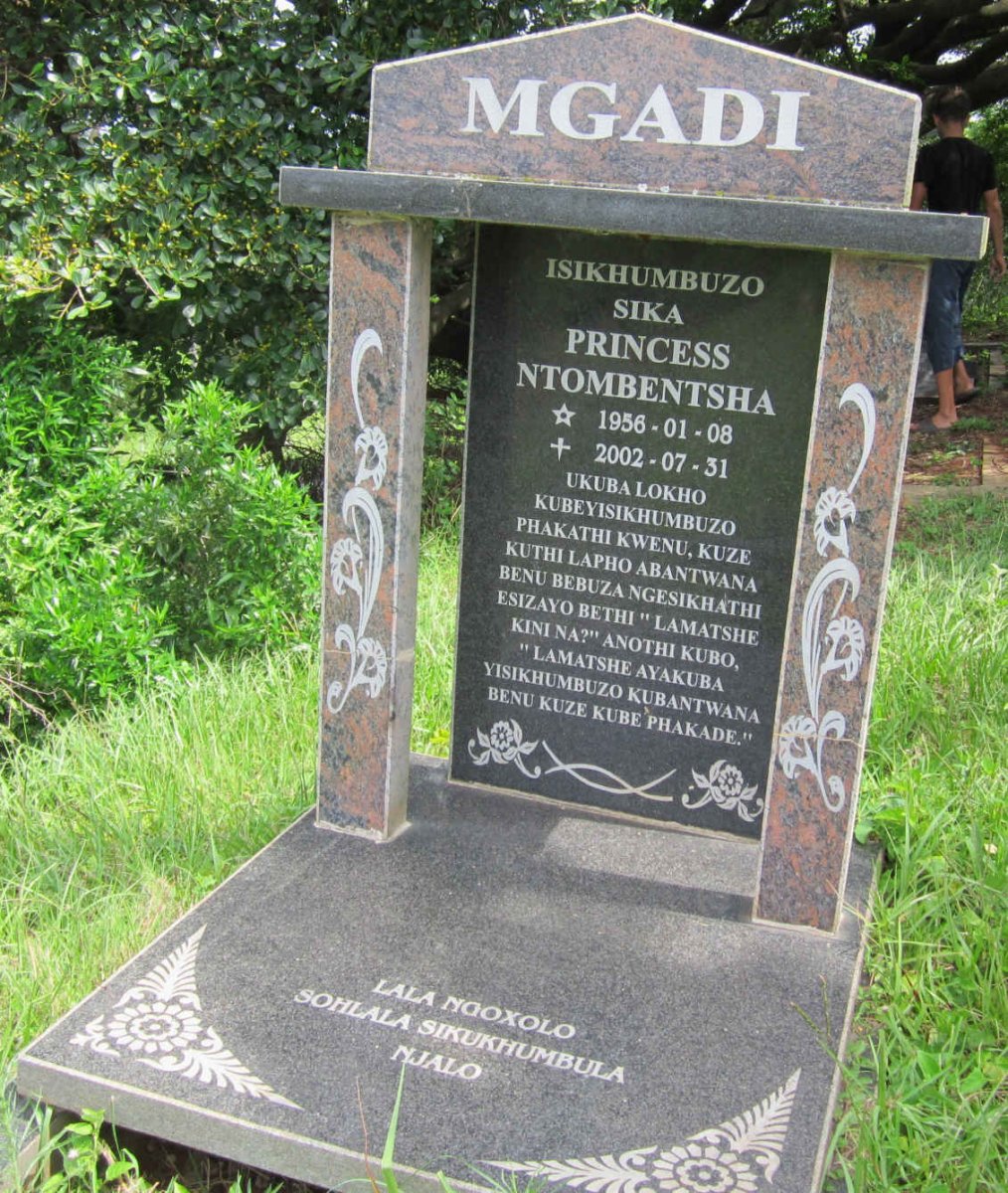 MGADI Princess Ntombetsha 1956-2002