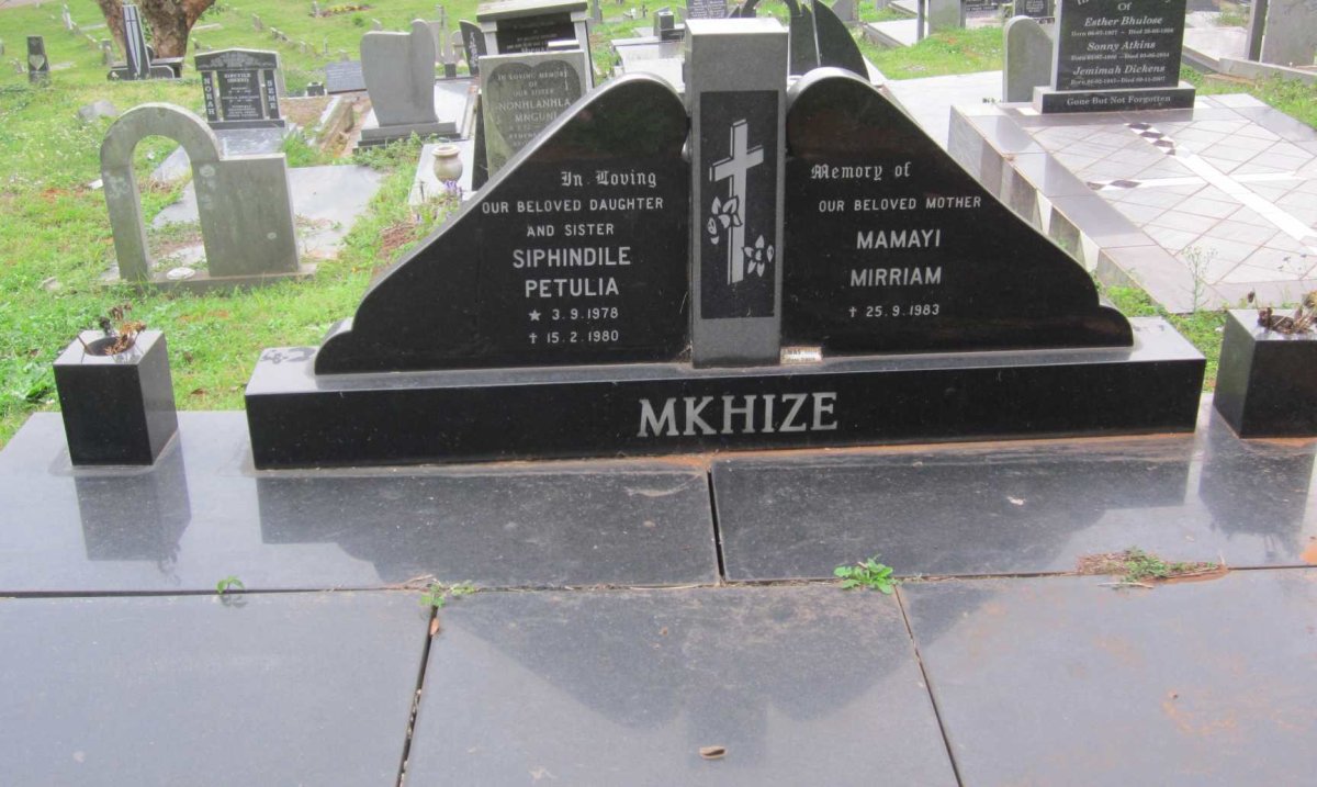 MKHIZE Siphindile Petulia 1978-1980 :: MKHIZE Mamayi Mirriam -1983
