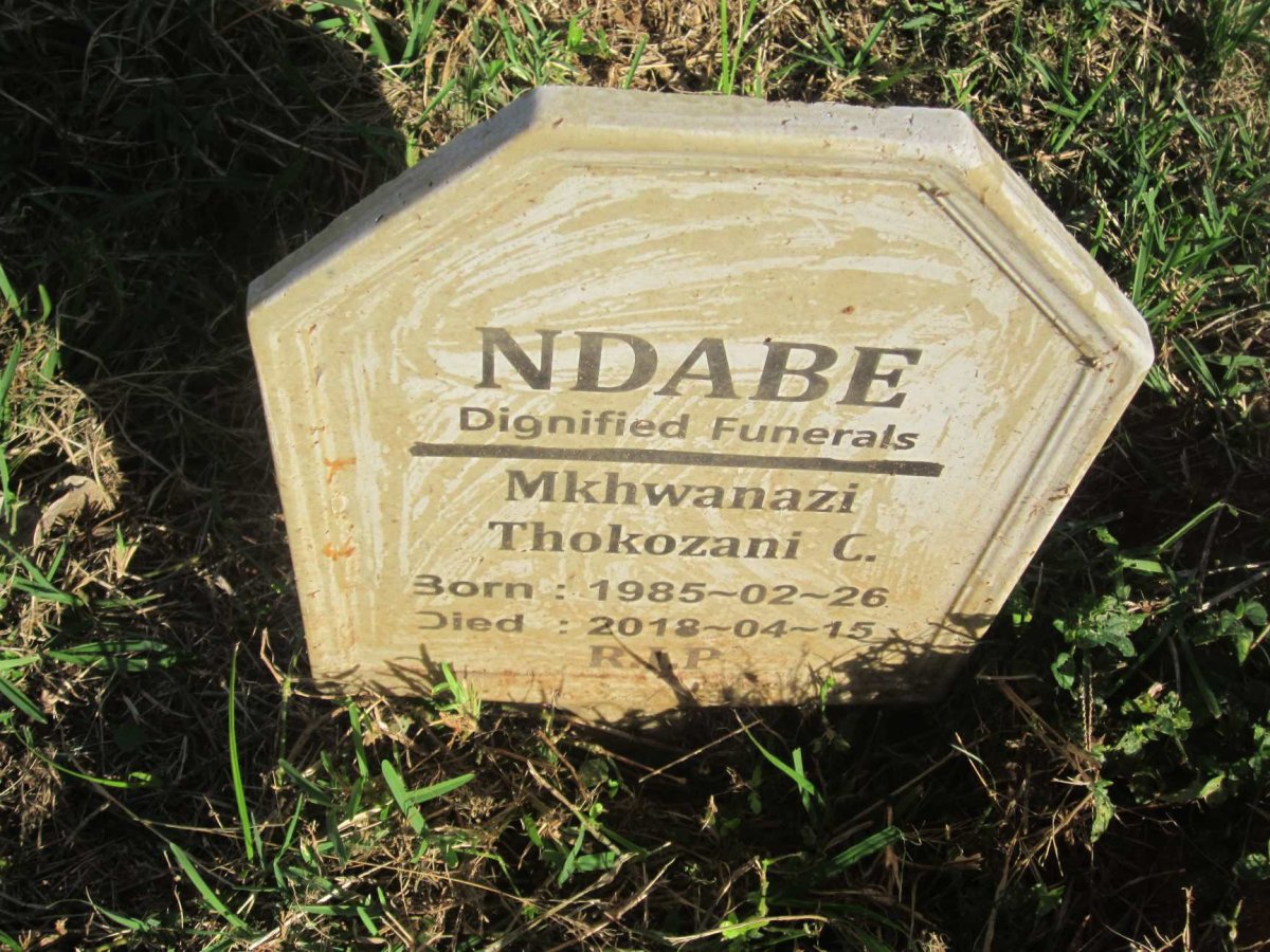 MKHWANAZI Thokozani C. 1985-2018
