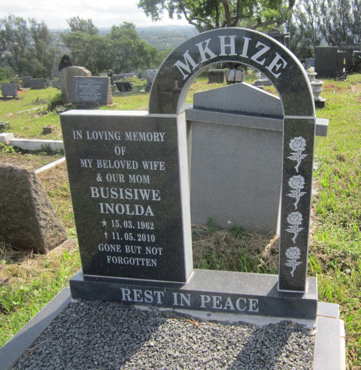 MKHIZE Busisiwe Inolda 1962-2010