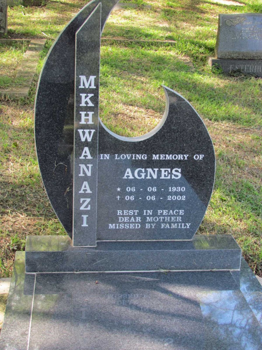 MKHWANAZI Agnes 1930-2002