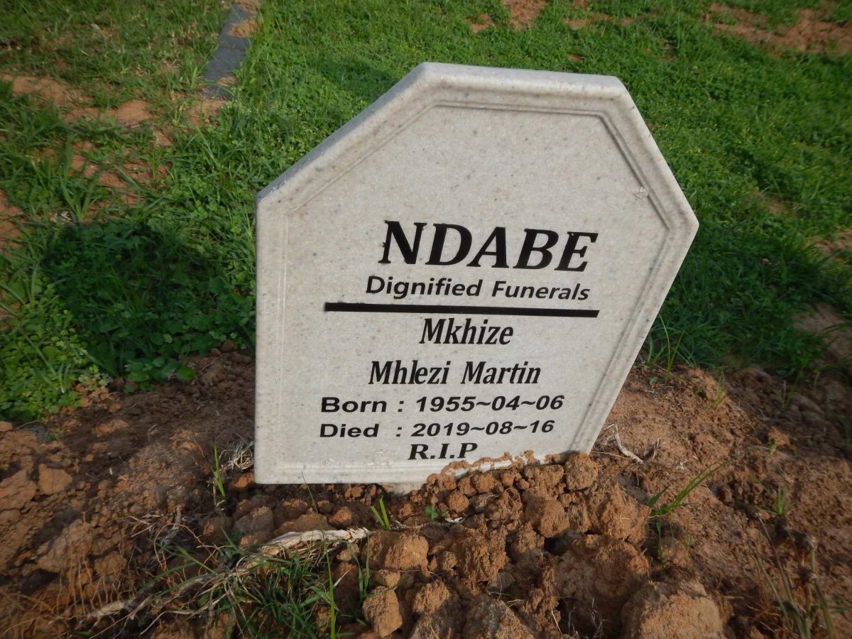 MKHIZE Mhlezi Martin 1955-2019
