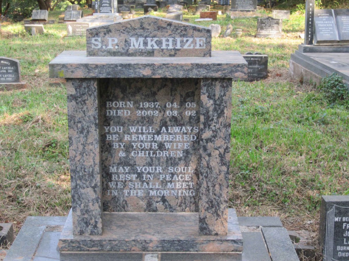 MKHIZE S.P. 1937-2002