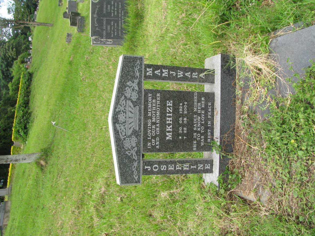 MKHIZE Josephine Mamjwara 1924-2004