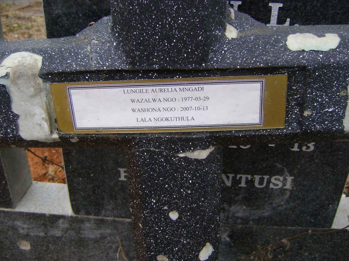 MNGADI Lungile Aurelia 1977-2007