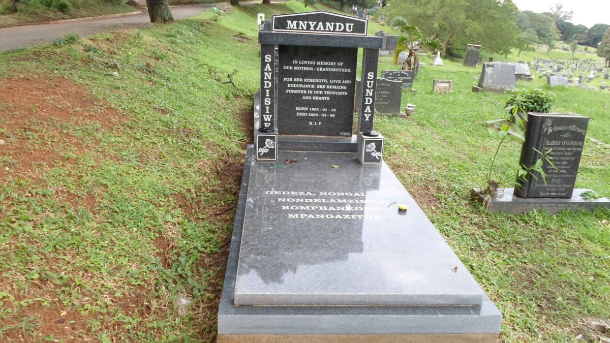 MNYANDU Sandisiwe Sunday 1955-2009