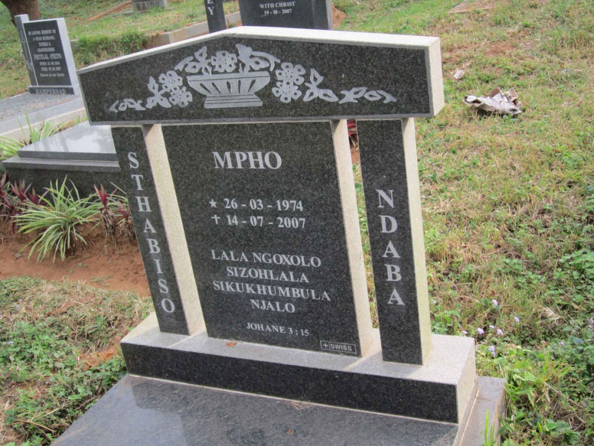 MPHO Sthabiso Ndaba 1974-2007