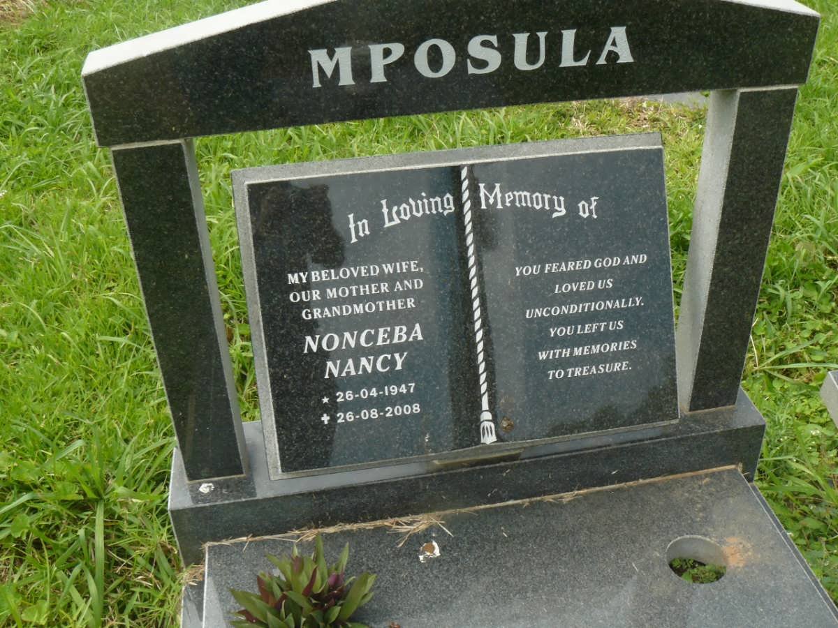 MPOSULA Nonceba Nancy 1947-2008