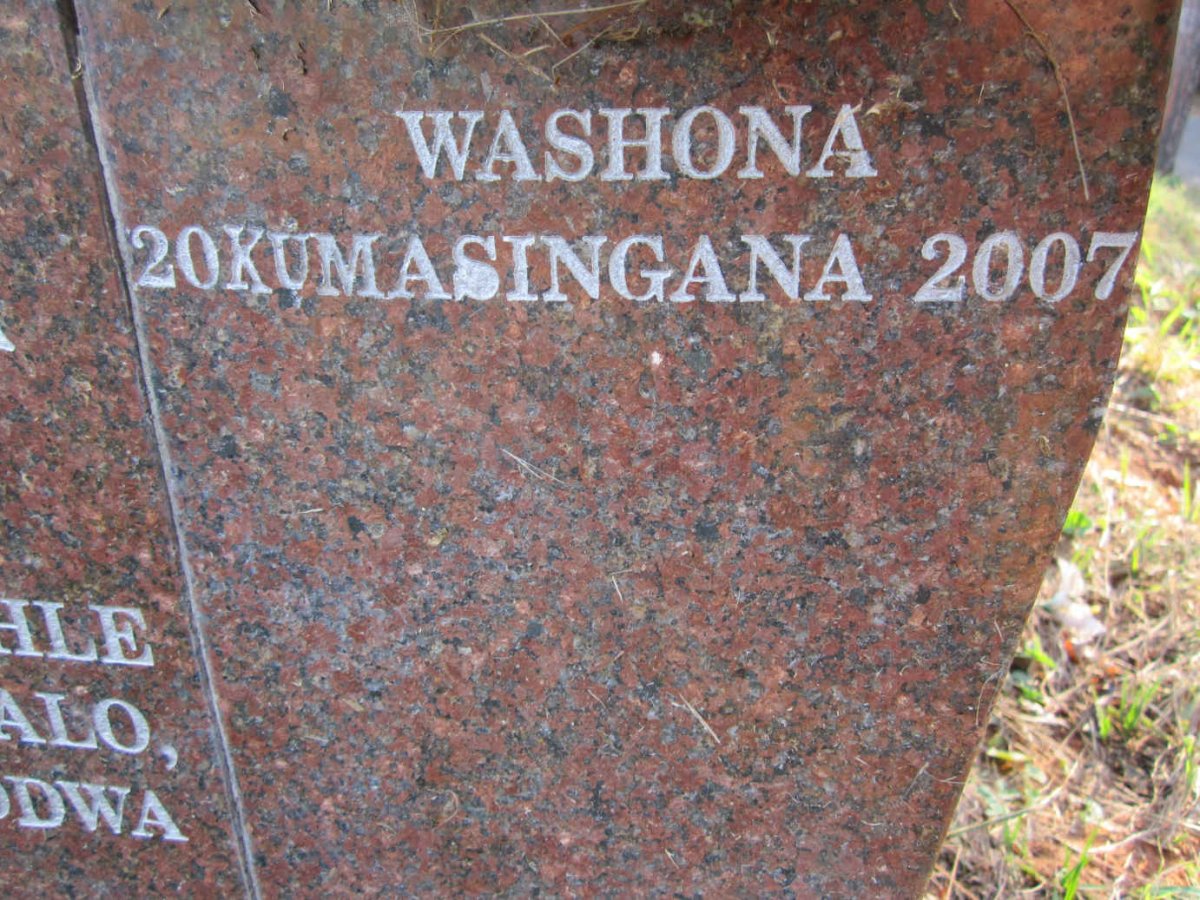 MSAWENKOSI Themba 1948-2007