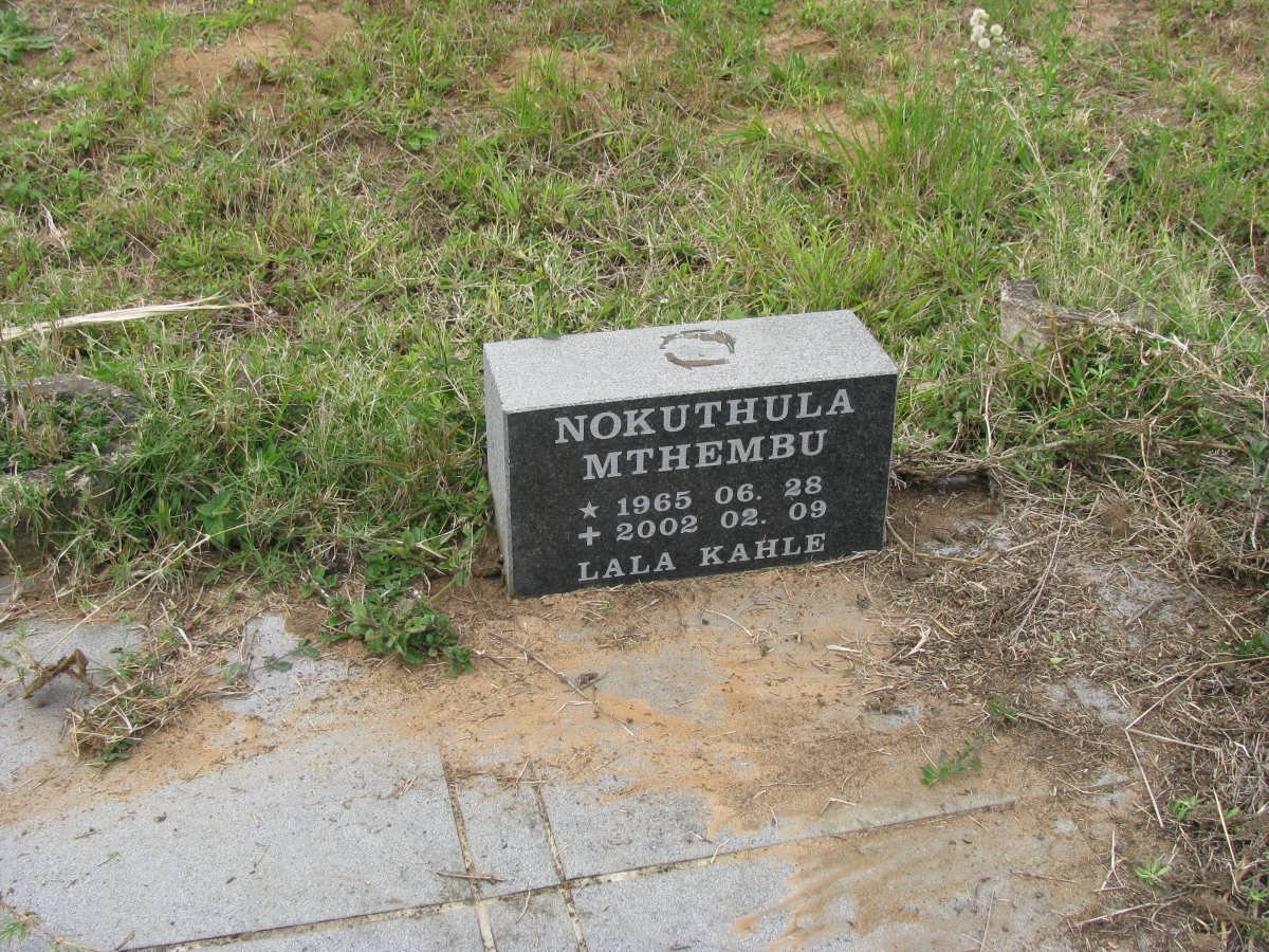 MTHEMBU Nokuthula 1965-2002