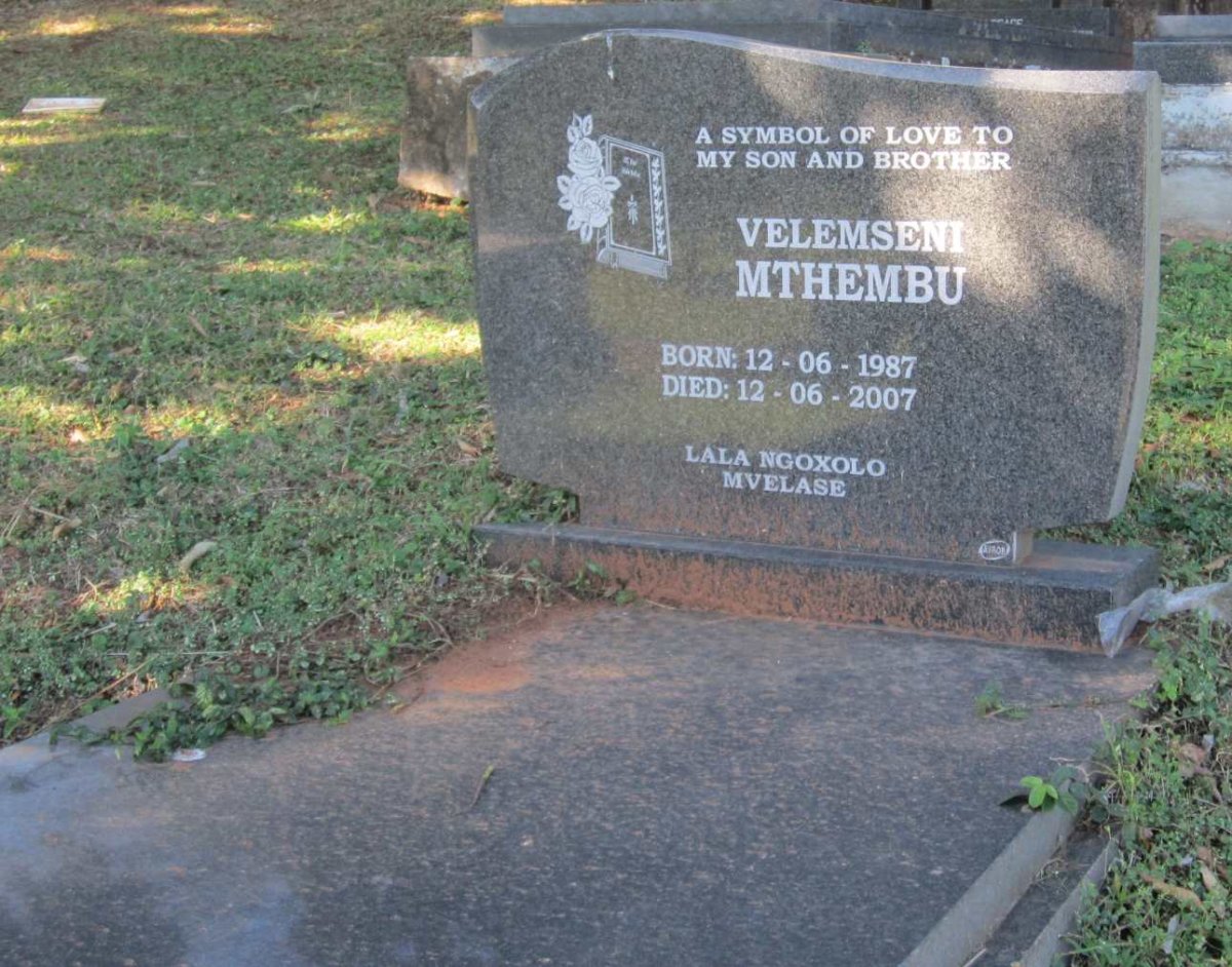 MTHEMBU Velemseni 1987-2007