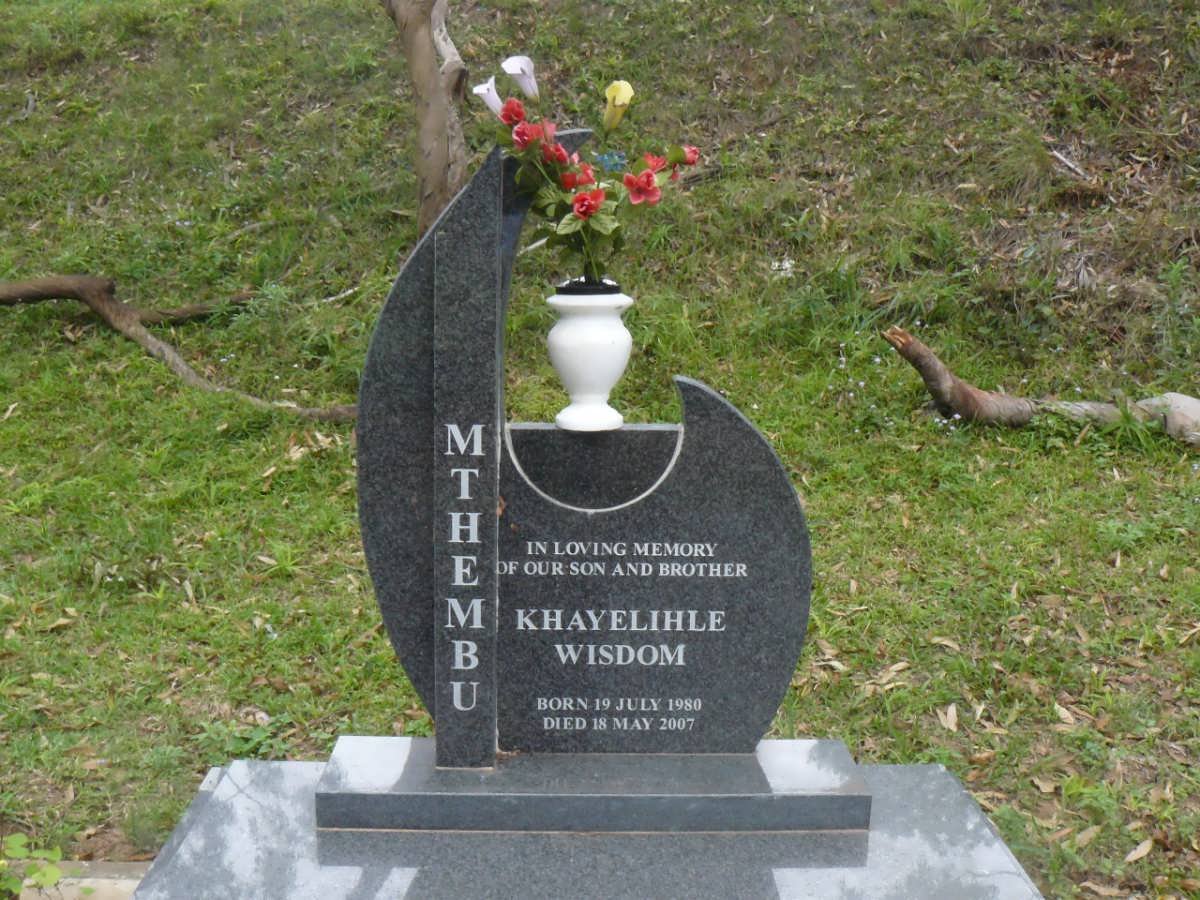 MTHEMBU Khayelihle Wisdom 1980-2007